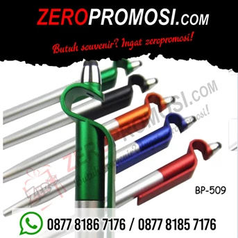 souvenir pulpen promosi stylus klip hp 1128-2