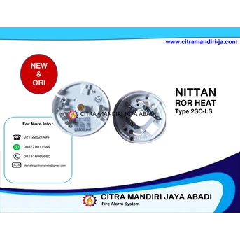 nittan rate of rise (ror) heat detector type 2sc-ls-1