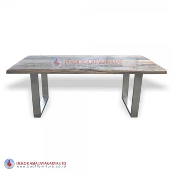 Recycled Railway Wood Dinning Table