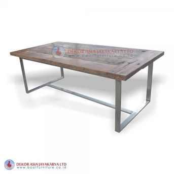 Recycled Railway Wood Dinning Table