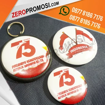 pin promosi 17 agustus, cetak souvenir pin harga terjangkau - gantungan kunci-3