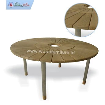 ROUND TABLE 160 PACIFIC STEEL FRAME
