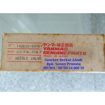 YANMAR 142622-53761 14262253761 142622 53761 NEEDLE VALVE 150U408 8ZL-ST