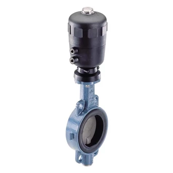 burkert type 2672 - 2/2 way butterfly valve pneumatically operated