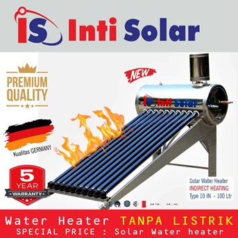 Inti solar Pemanas air tenaga surya IN20 Full Stainless 200L Heat exch