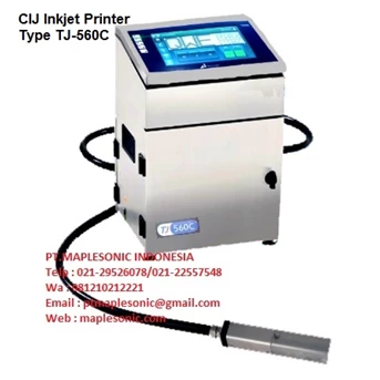 Printer printing Technojet TJ-560C Intelligent CIJ Printer