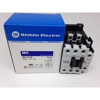 magnetic contactor shihlin koil dc sd-p16 18a-1