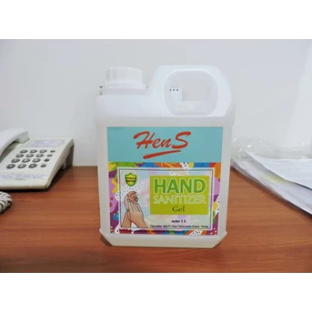 hand sanitizer type gel 1 liter merk hens