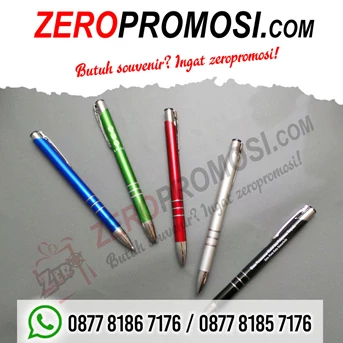 souvenir kantor pen 3 ring murah custom logo - pulpen promosi-1