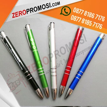 Souvenir Kantor Pen 3 Ring Murah Custom Logo - pulpen promosi