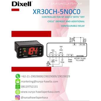 DIXELL DIGITAL CONTROLLER XR30CH-5N0C0 EMERSON