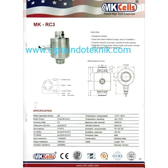 mk rc3 - 30 t load cell merk mk cells-1