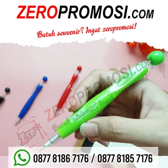 souvenir pulpen plastik unik pen lolipop - pulpen promosi-1