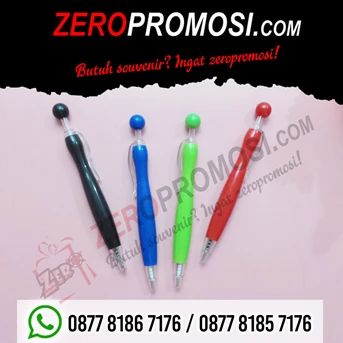 Souvenir Pulpen Plastik Unik Pen Lolipop - pulpen promosi