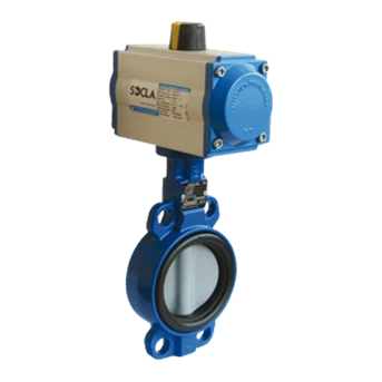 socla butterfly valve with pneumatic-1