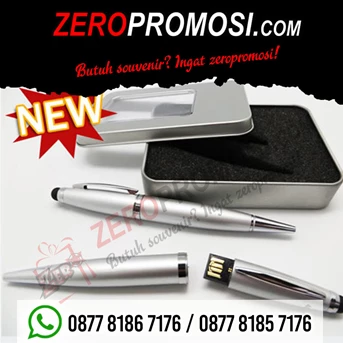 Souvenir Stylus Pen Multifungsi with Flashdisk 4gb kode FDPEN15