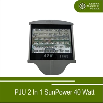 lampu pju 2 in 1 sun power 40 watt