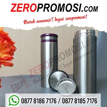 souvenir tumbler promosi stainless vacuum flask straight tc 209-2