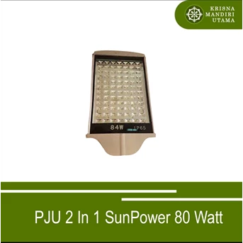 penyedia lampu pju 2 in 1 sun power 80w