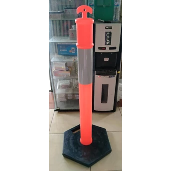 Rambu Lalu Lintas Rubber Stick Cone 100cm