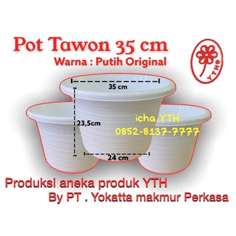 pot kembang, pot bunga yth tawon 35cm-1