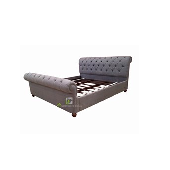 Bed Minimalis Brown Akira Kerajinan Kayu