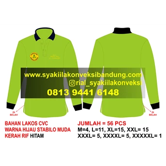 vendor konveksi produksi polo shirt bordir & sablon bandung-7