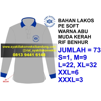 vendor konveksi produksi polo shirt bordir & sablon bandung-4