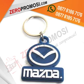 souvenir promosi gantungan kunci rubber custom logo-2