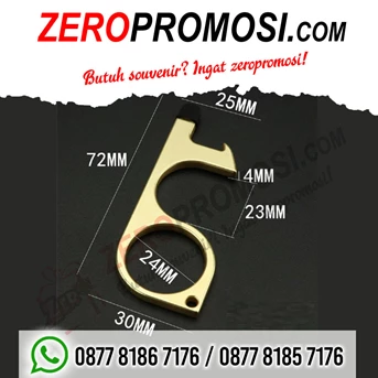 souvenir gantungan kunci zero touch sanitary tool custom logo-6