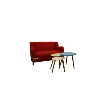 Sofa Set Coffetable Minimalis Kerajinan kayu