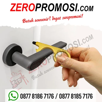 souvenir gantungan kunci zero touch sanitary tool custom logo-4