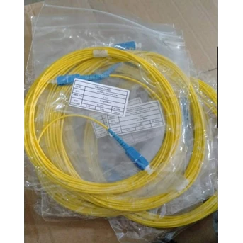 Kabel Fiber Optik Patchcord SC SC UPC Singlemode Duplex 7 Mtr