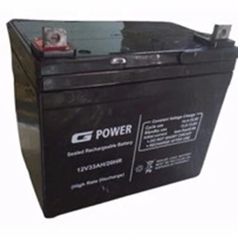 aki kering/battery ups g-power kap. 12v - 33 ah