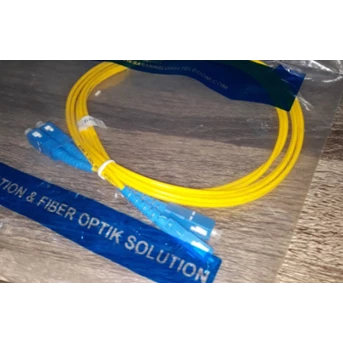 Kabel Fiber Optik Patchcord sc/upc - sc/upc singlemode duplex 3 meter