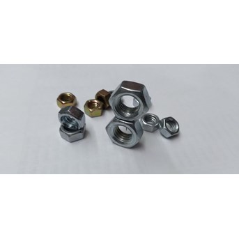 Mur Putih M-10 | Mur Hex M-10