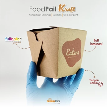 food pail paper box kraft surabaya-5