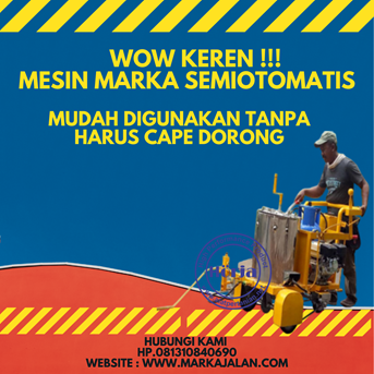 Mesin Preheater Marka Jalan, Cat Marka