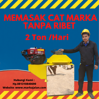 Mesin Preheater Marka, Cat Marka