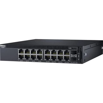 Dell Networking X1018 Smart Web Managed Switch,16x1GbE,2x1GbE SFP