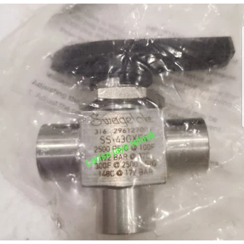 3way ball valve 1/4” fnpt x 1/4” fnpt, stainless steel