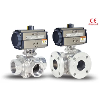 4Matic 3 Way Ball Valve With Rotary Actuator