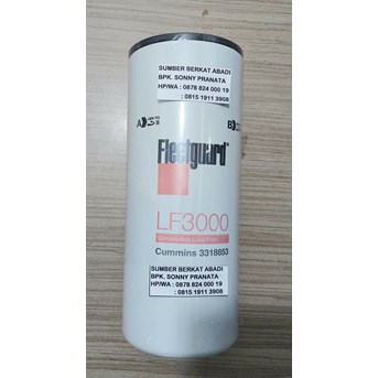 FLEETGUARD LF3000 LF-3000 LF 3000 CUMMINS 3318853 LUBE FILTER - ORI