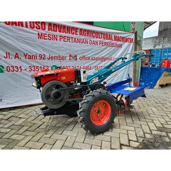 traktor roda dua tipe saam 101b dengan rotari-6
