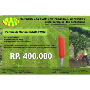 alat pemupuk bertekanan - pressure fertilizer fm02 - alat pertanian