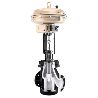 1a - ptfe-lined globe control valve - samson