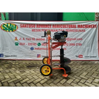 alat mesin bor tanah / earth auger diameter 50 cm - alat pertanian-3