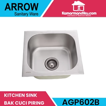 arrow kitchen sink agp602b bak cuci piring mewah produk asli-1