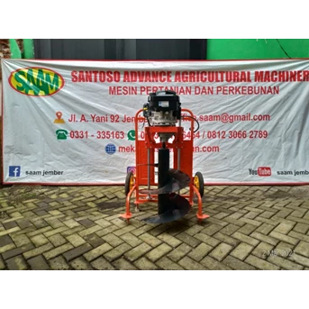 alat mesin bor tanah / earth auger diameter 50 cm - alat pertanian-1