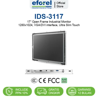 Industrial Monitor Open Frame 17 SXGA Touchscreen Advantech IDS-3117